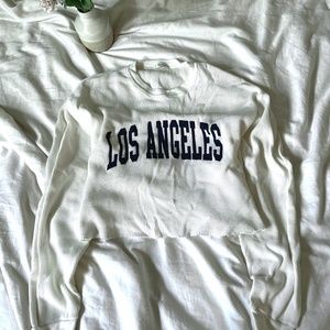 Brandy Melville Los Angeles Long Sleeve T shirt Pull Over Top